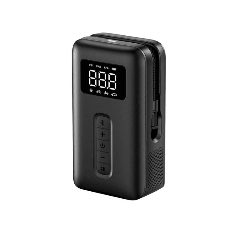 Cordless Tyre Inflator Air Compressor 150PSI Portable Car Tyre Inflator With Digital Pressure Gauge & Auto-Off Fast Tyre For Cars, Bikes, Motorcycles, Sports Balls LED Light For Night Use