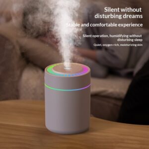 Colorful LED USB Mini For Home Bedroom Desk Portable Car-Sized Air Humidifier