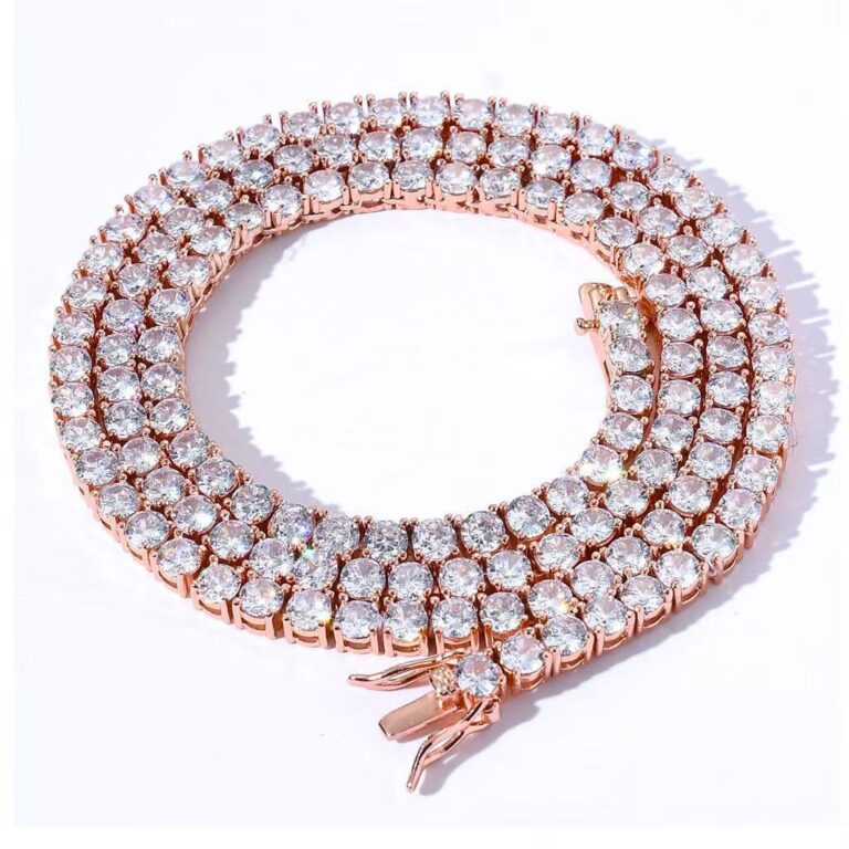 European And American Necklace Men's Hip-hop Tennis