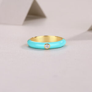 Blue Fairy - Luxurious Fashionable Luxury Trend Jewelry Silver Ring Set With Top Quality Morganite, S925 Silver Electroplated With Gold For Ladies