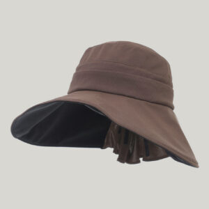 Cross-border Minimalist Light Board Vertical Stripe Wide-brimmed Sun Hat For Daily Outdoor Hiking And Climbing, Sun Protection Hat