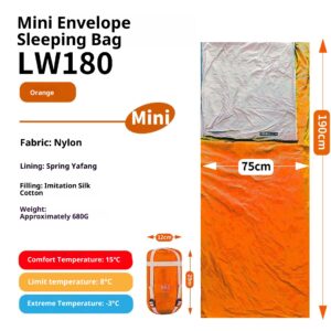 Mini Ultra-Light Summer Nylon Insulated Sleeping Bag