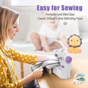 Electric Sewing Machine, Portable Multi-functional Household Desktop Mini Sewing Machine, UK