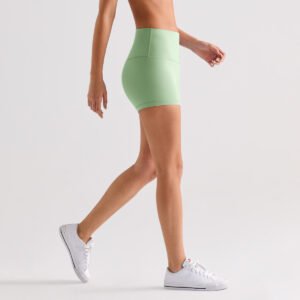 Outerwear-style High-waisted Butt-lifting Fitness Cycling Shorts