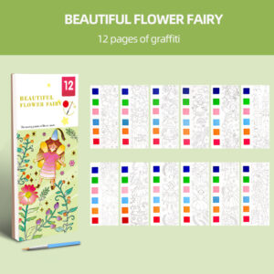 Cross-border Children's Gouache Coloring Book Stickers