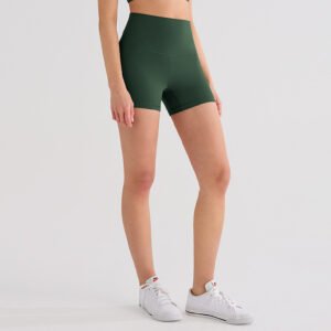 Outerwear-style High-waisted Butt-lifting Fitness Cycling Shorts