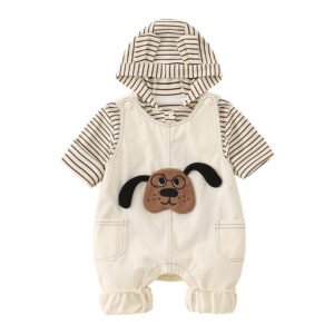 Pure Cotton Romper Set For Boys Cute Childrens Clothing Baby Boy Outfits