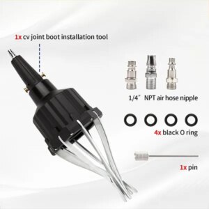 6pcs Automotive Universal Pneumatic CV Joint Boot Installation Tool Kit For Expanding And Removing CV Boots, Suitable For Audi, For BMW, Mercedes, UTV, And ATV