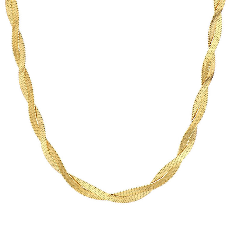 Men's Versatile Double-Weaved Bracelet And Necklace
