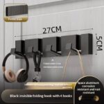 No-drill Bathroom Door Wall-mounted Coat Hook