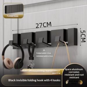 No-drill Bathroom Door Wall-mounted Coat Hook