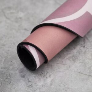 Oval Shaped Rubber Yoga Mat With Anti Slip Grip