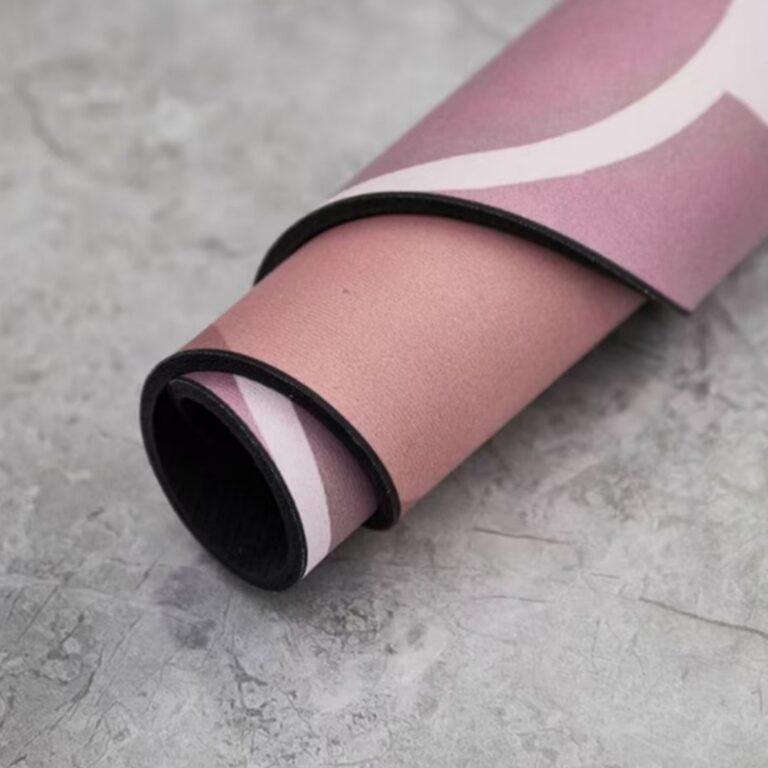 Oval Shaped Rubber Yoga Mat With Anti Slip Grip