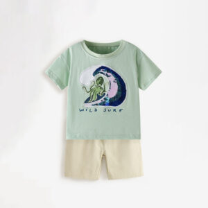 Boys' Summer Casual Two-Piece Children's Outfit