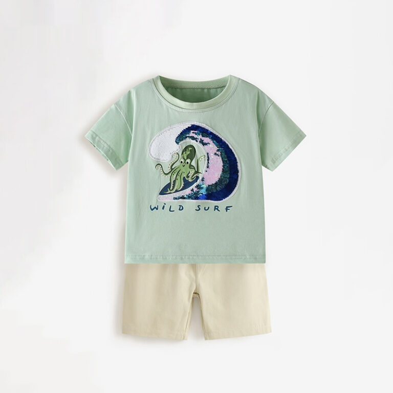 Boys’ Summer Casual Two-Piece Children’s Outfit