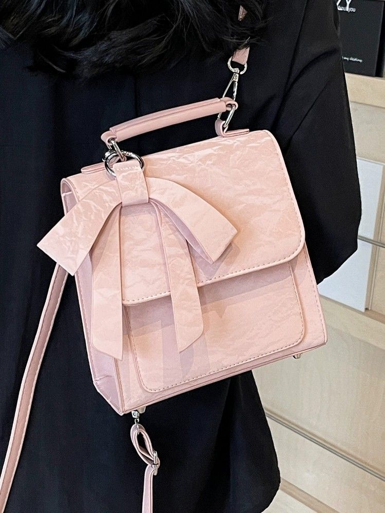 Bow-knot Backpack For Women Trendy And Fashionable Design