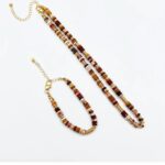 Women's Vintage Colorful Beaded Necklace