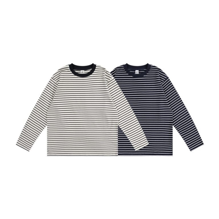 DK Kids’ Japanese-Style Retro Striped Base Layer T-Shirt