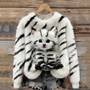 Lady Flannel Fall Winter Hoodie