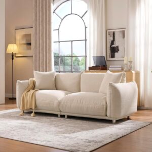 Versatile Beige 3 Seater Sofa Easy To Match Any Decor