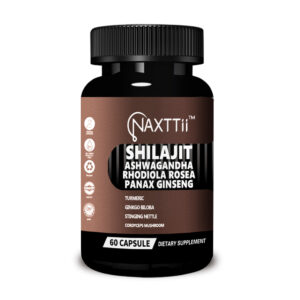 Shilajit Energy Support Capsules 60 Count Bottle Boost Immunity Natural Detox Support