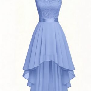 New Front-short Back-long Slim-fit Sleeveless Dress