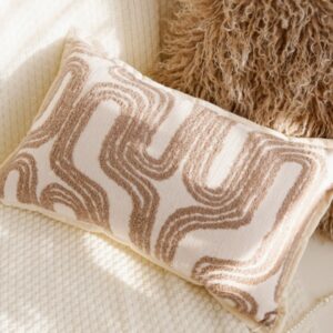 Sofa Cushion Creamy-style Living Room Bay Window And Bedside Throw Pillow Cover