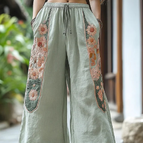 Pants Women’s Linen Wild Wide Legs