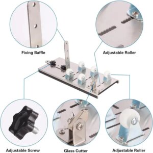 Glass Bottle Cutter Tool Kit, DIY Machine For Cutting Wine, Beer, Liquor, Whiskey, Alcohol, Champagne, Bottle Cutter For Round Bottle