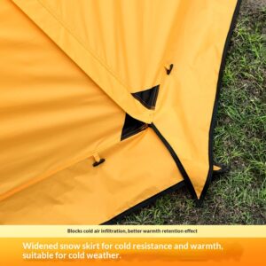 Portable Four-Season Tent, Winter-Proof, Rain-Resistant, For High Mountains
