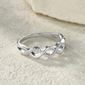 Wave Patterns Flowing – This Luxurious And Fashionable Minimalist Jewelry Ring Set With Top-quality Moissanite Is Made Of S925 Silver Electroplated With Platinum. It Is Suitable For Ladies.