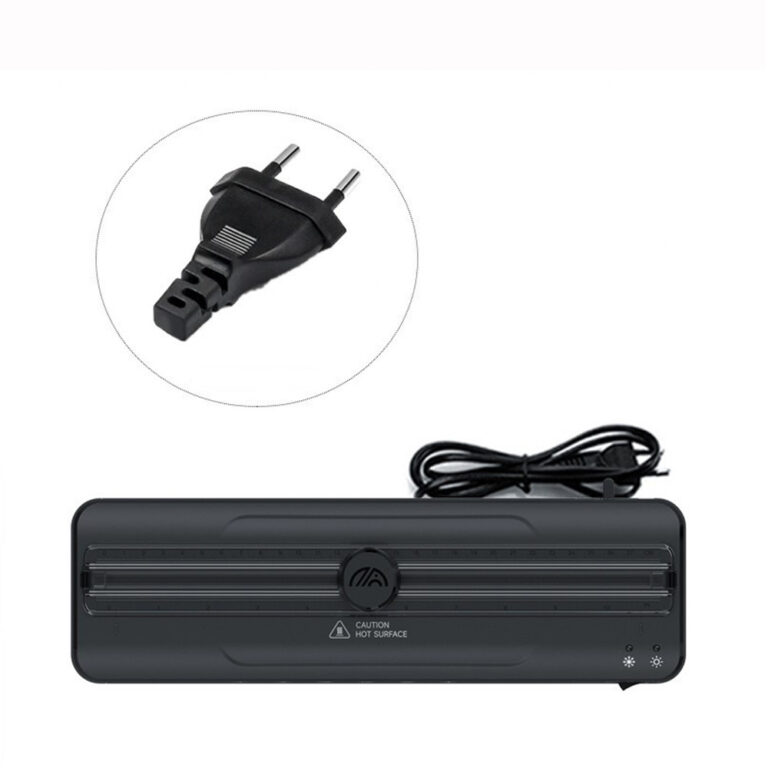 NEW Photo Laminator Machine, A4 Document & Picture Thermal Laminator For Home Office Use, FNL009 Black With 15 Pcs A4/A5/A6 Laminating Pouches Set
