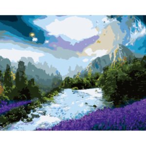 Digital Coloring Oil Painting Hand-Painted Color Painting