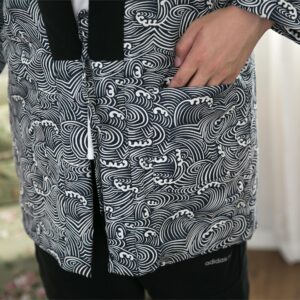 Japanese Men's Winter Kimono Cotton Jackets Warm Cotton Kimono Coat Indoor Outdoor Kimono Coat Traditional Japanese Kimono For Men Lightweight & Warm Kimono