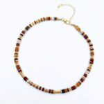 Women's Vintage Colorful Beaded Necklace