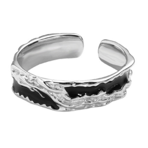 Men’s Trendy Light Luxury Single Ring, Adjustable Opening Fashion Ring For Men, Stylish Personality Advanced Index Finger Ring, Men’s Jewelry