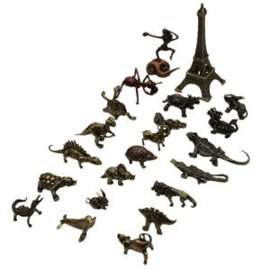 Qing Dynasty Solid Bronze Animal Figurine
