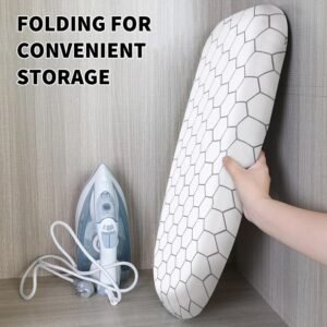 Tabletop Ironing Board 80 X 30cm Foldable Small Lightweight Compact Space Saving