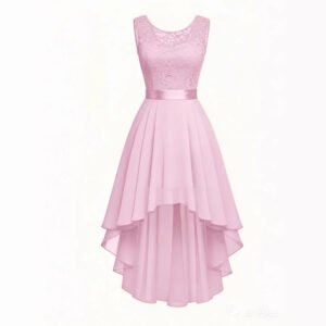 New Front-short Back-long Slim-fit Sleeveless Dress