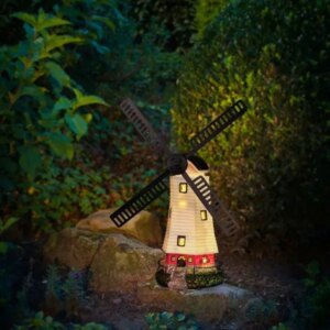 LED Solar Windmill Garden Decoration Light Windmill Solar Light Pond Balcony
