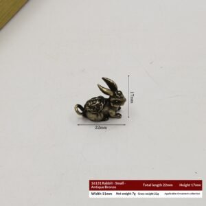 Qing Dynasty Solid Bronze Animal Figurine