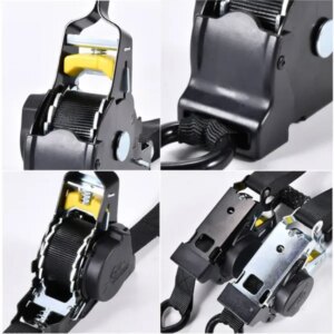 2Pcs Robust Cargo Strap Featuring Automatic Retraction, Requiring No Assembly, Allows For Easy Extension And Contraction, Making It An Ideal Gift For The Holidays