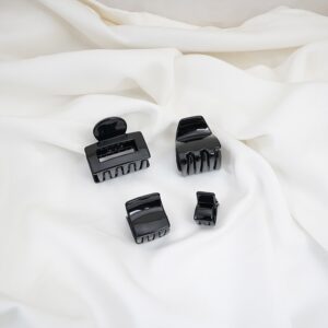 High-quality Basic Black Spray-painted Hair Clip