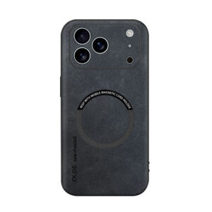 Magnetic Charging Phone Case Ultra Thin Leather