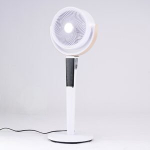 Silent Upright Fan, 15-speed Floor-standing Fan, With Touch Control And LED Lights