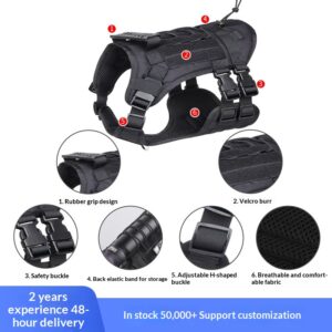 New Tactical Vest For Big Dogs Outdoor Splash-Proof