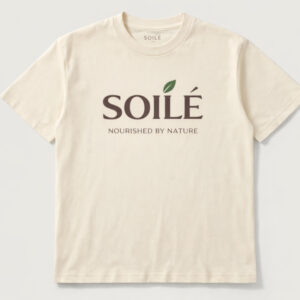 Heavy-duty Pure Cotton Round-neck T-shirt