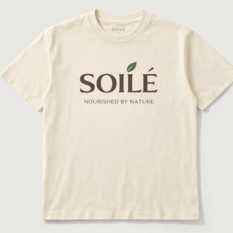 Heavy-duty Pure Cotton Round-neck T-shirt