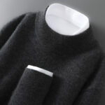 Men's Casual Loose-Fitting Cashmere Base-Layer Sweater
