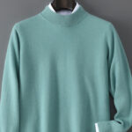 Men's Casual Loose-Fitting Cashmere Base-Layer Sweater